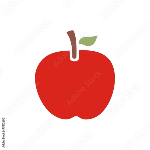 Icono manzana roja