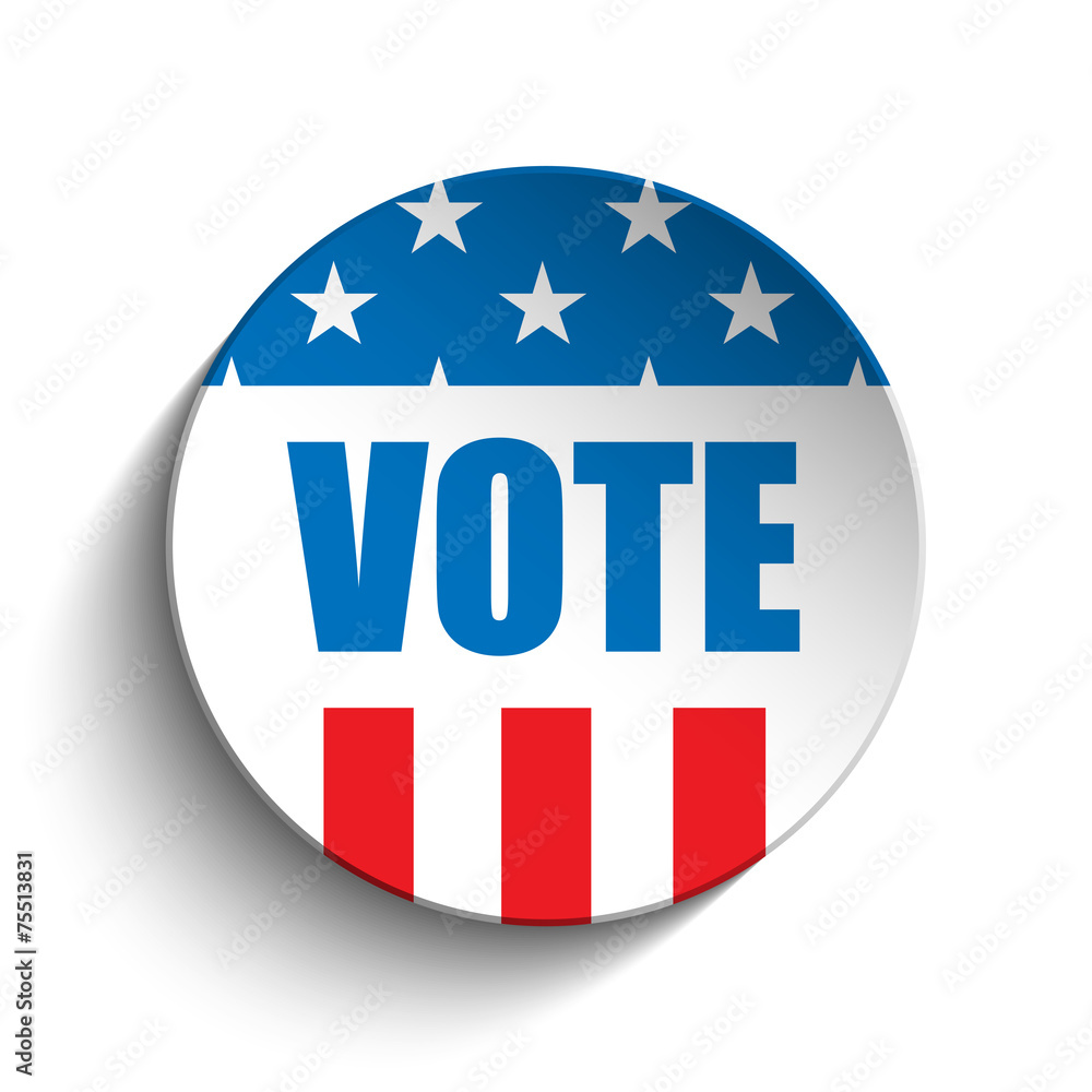 United States Independence Day Button United States Independence Day Button