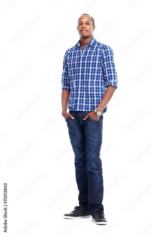 Stylish African-American black man Stylish African-American black man