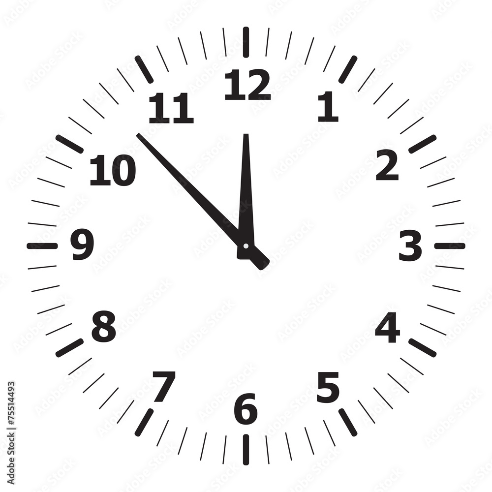 black simple clock black simple clock
