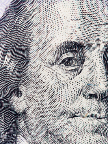 hundred dollars. close-up photo