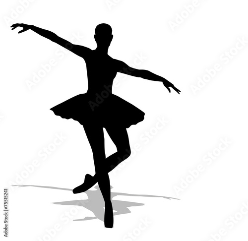 silhouette di ballerina