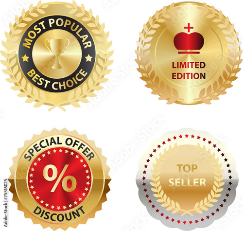Vector Colored Golden Labels