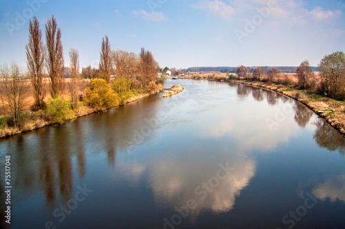 Fototapeta Naklejka Na Ścianę i Meble -  Labe (Elbe) river