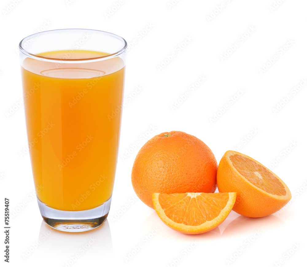 fresh orange fruits and juice isolated on white fresh orange fruits and juice isolated on white