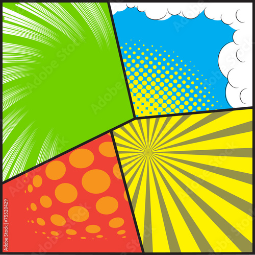 Comic background