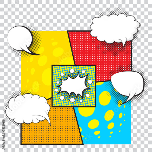 Comic background