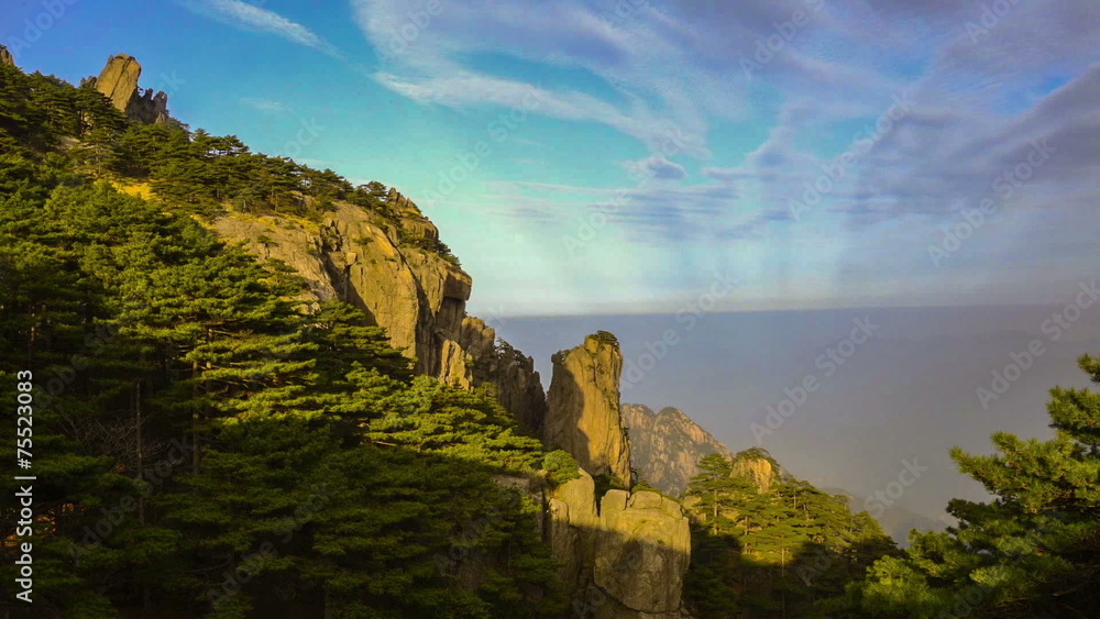Beautiful scene in Yellow Mountain, Anhui Province, China Beautiful scene in Yellow Mountain, Anhui Province, China