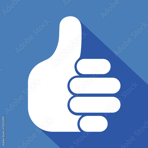 Logo pouce. Vers le haut. Ok.