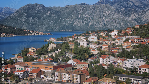 Bay of Kotor with wonderful mountains in Adriatic coast © Madrugada Verde