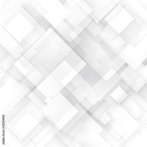 Vector Abstract geometric shape from gray cubes. © iKatod