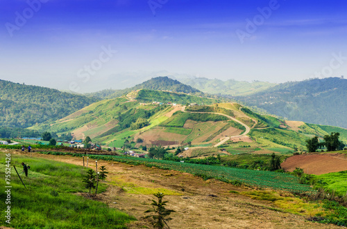 mountain at Phu Tabberk, Thailand photo