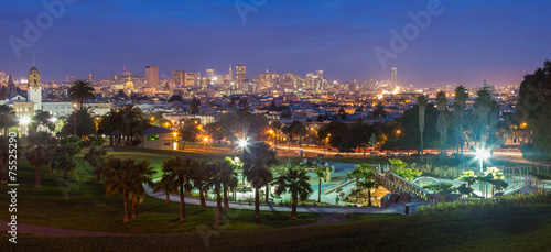 Dolores Park at Night photo