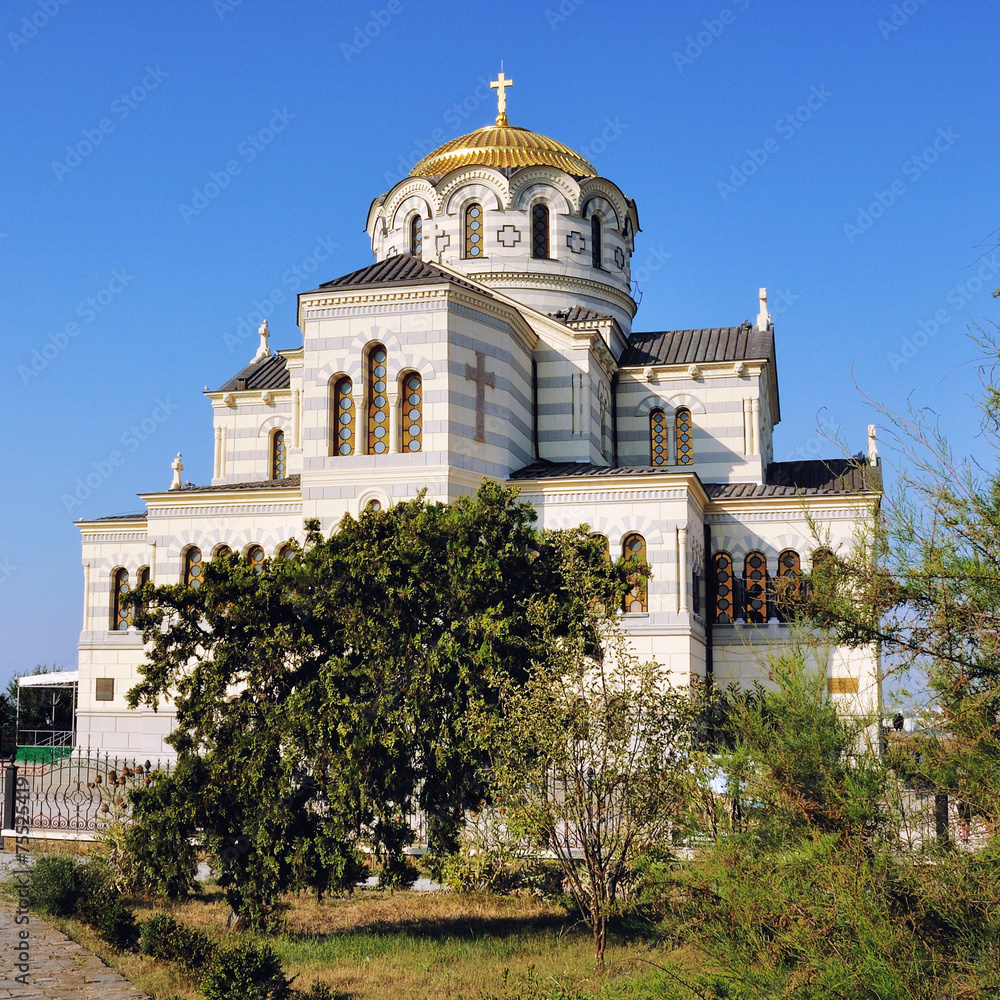 The Vladimir Cathedral in Hersones, Sevastopol, Crimea