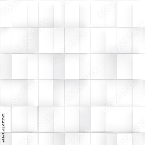 Plakat w abstrakcyjny geometryczny kształt z szarych sześcianów