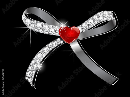 Diamond ribbon