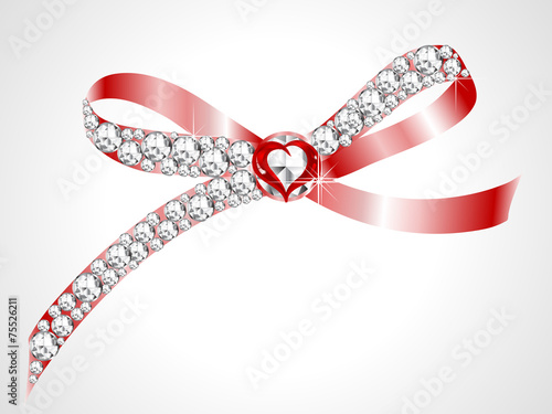 Diamond ribbon
