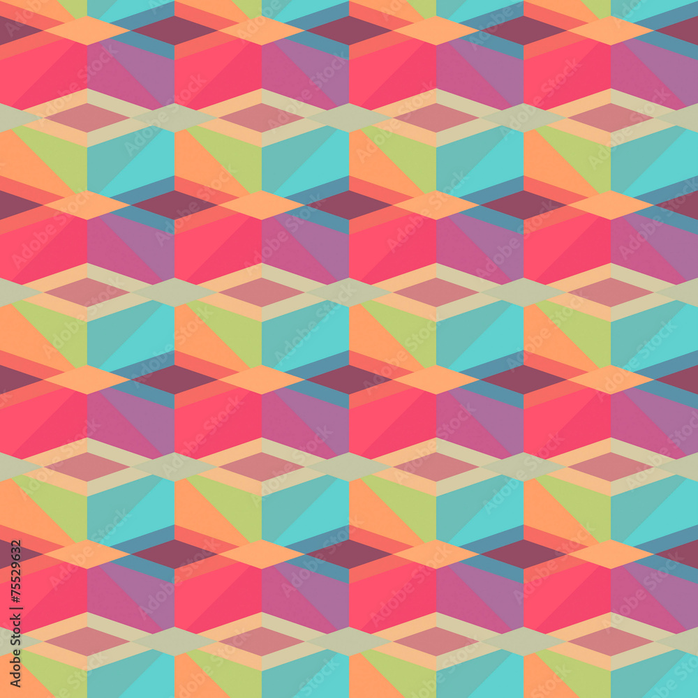 Obraz premium Seamless abstract triangle pattern