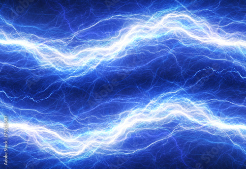 Abstract blue electrical background