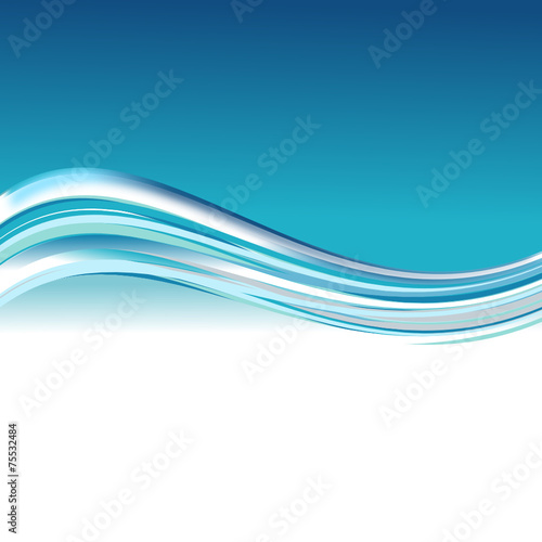 Hintergrund blaue leicht verwischte Wellen