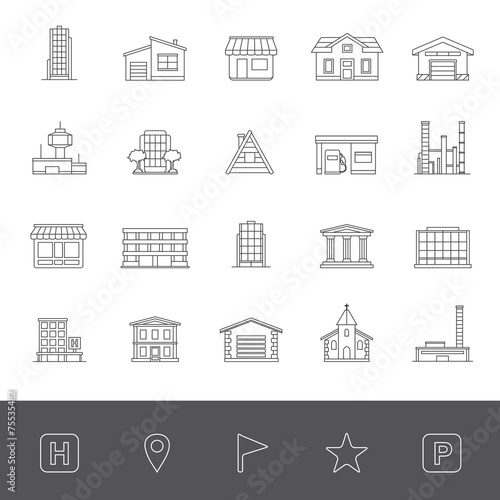 Building icons