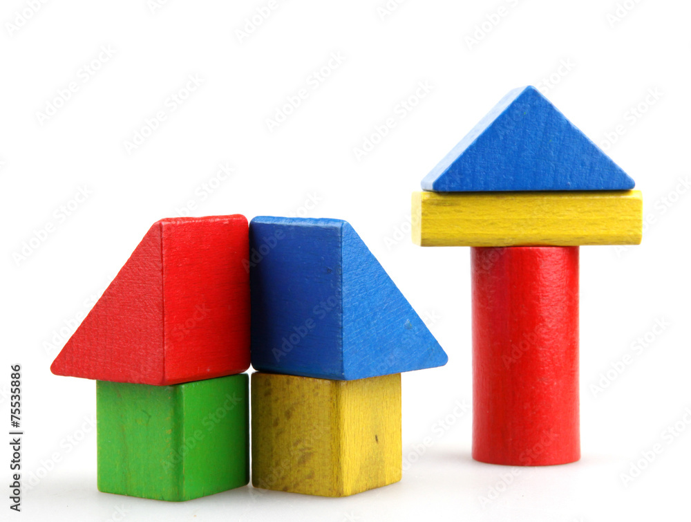 Wooden Building Blocks. Wooden Building Blocks.