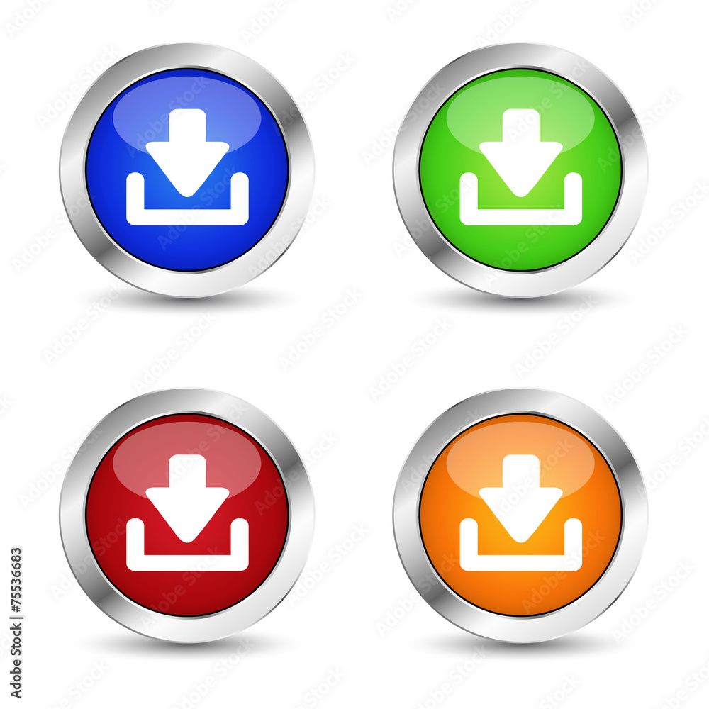 Download Web Button Set Download Web Button Set
