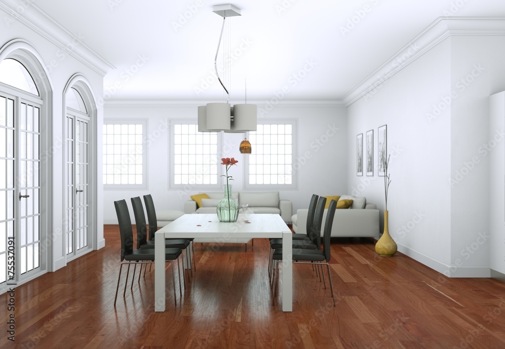 Fototapeta premium moderne Wohnung Interieur Design