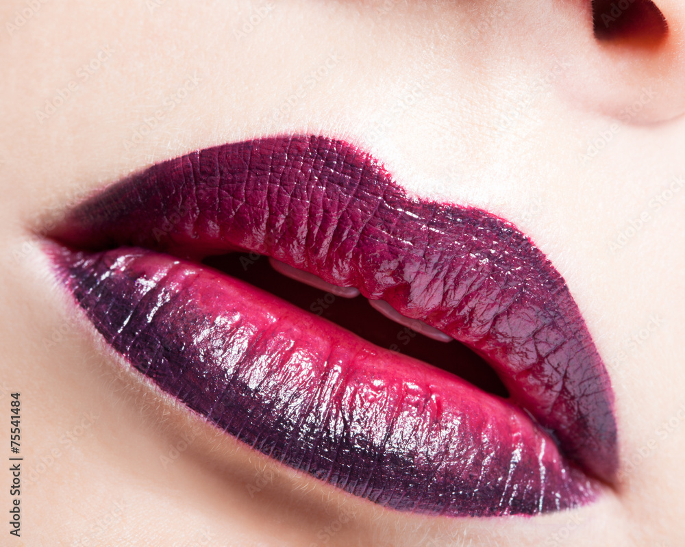 Obraz premium Female lips