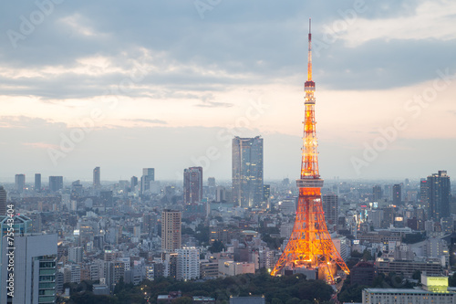TOKYO - October 11: Tokyo Tower on October 11, 2013 in Tokyo. It