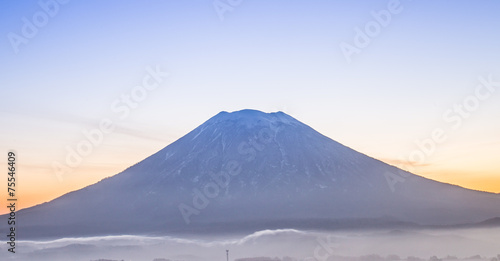 Yo Te Mountain know as little Fuji of Hokkaido.