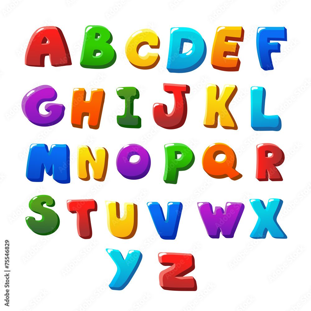 Fototapeta premium Alphabet letters