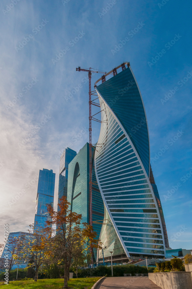 Fototapeta premium Skyscrapers Moscow-city