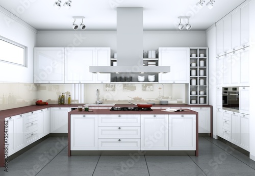 moderne Küche Interieur Design