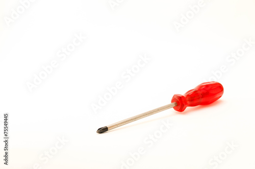 Screwdriver isolated on white background.