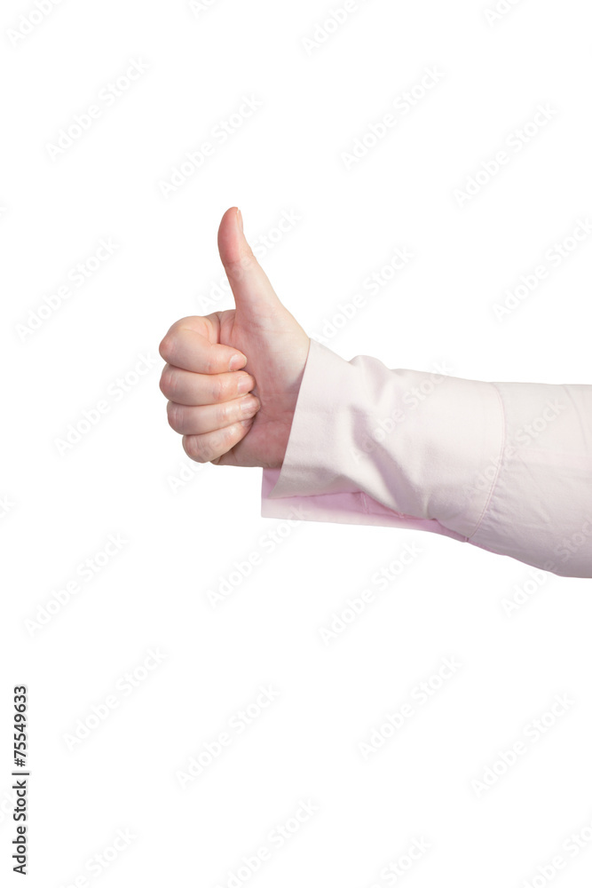 Menschliche Hand Daumen hoch Menschliche Hand Daumen hoch