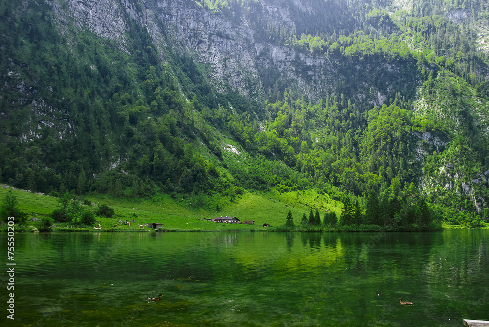 Lake Königssee, Bavaria, Germany Lake Königssee, Bavaria, Germany
