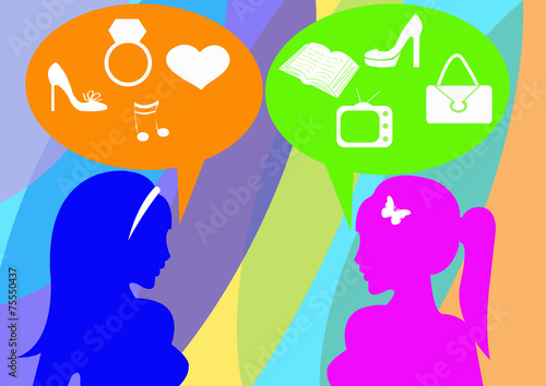 woman and gossip