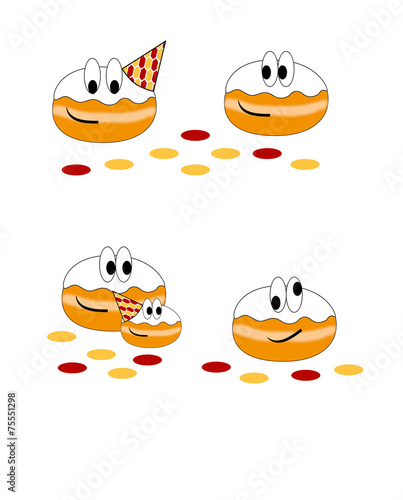 Karneval Berliner Pfannkuchen