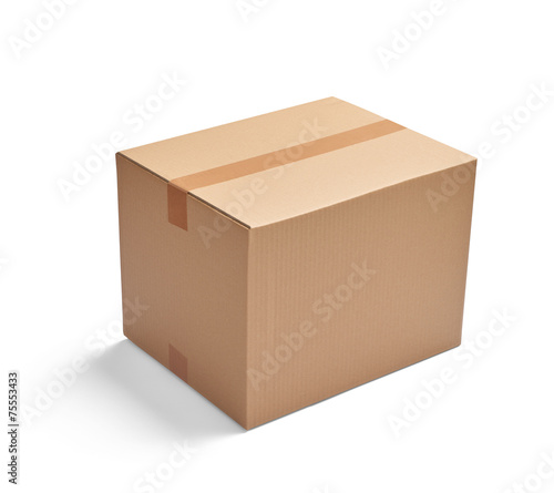 box package delivery cardboard carton photo