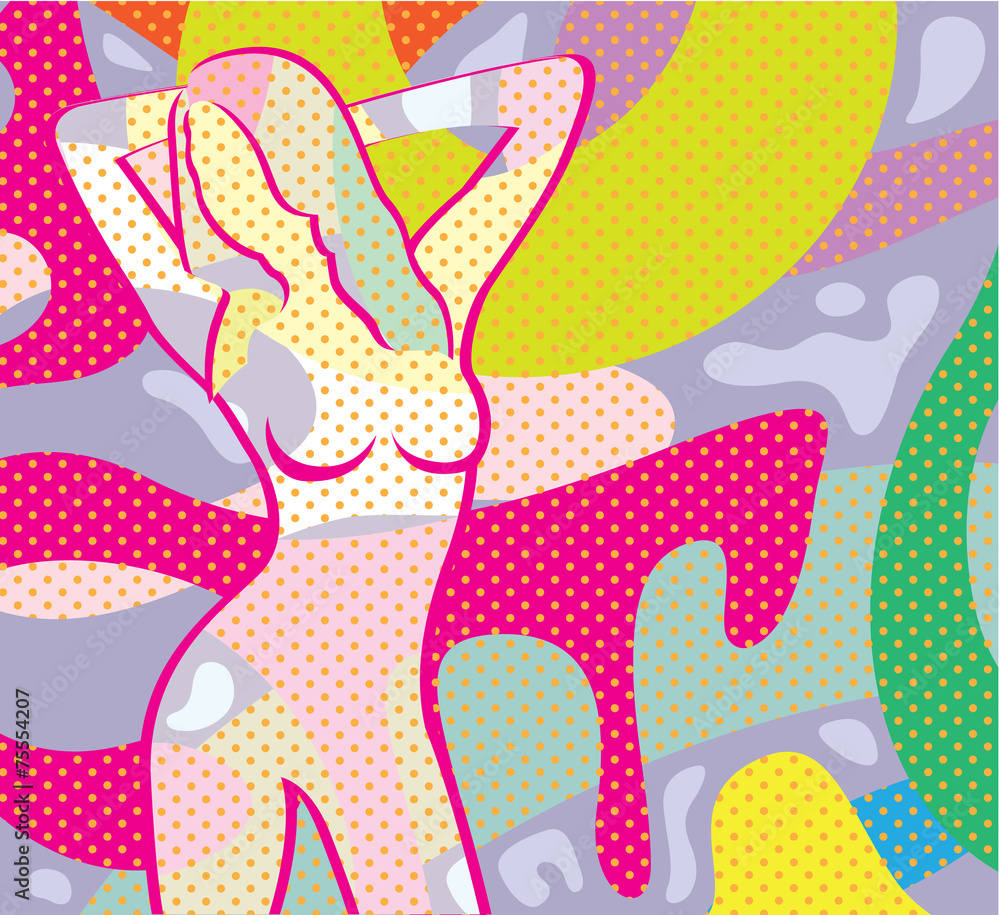 Female body abstract