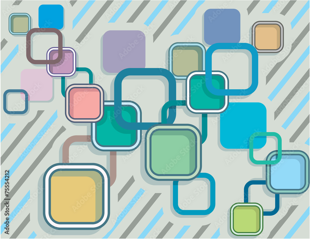 Abstract Squares Vector illustration Abstract Squares Vector illustration