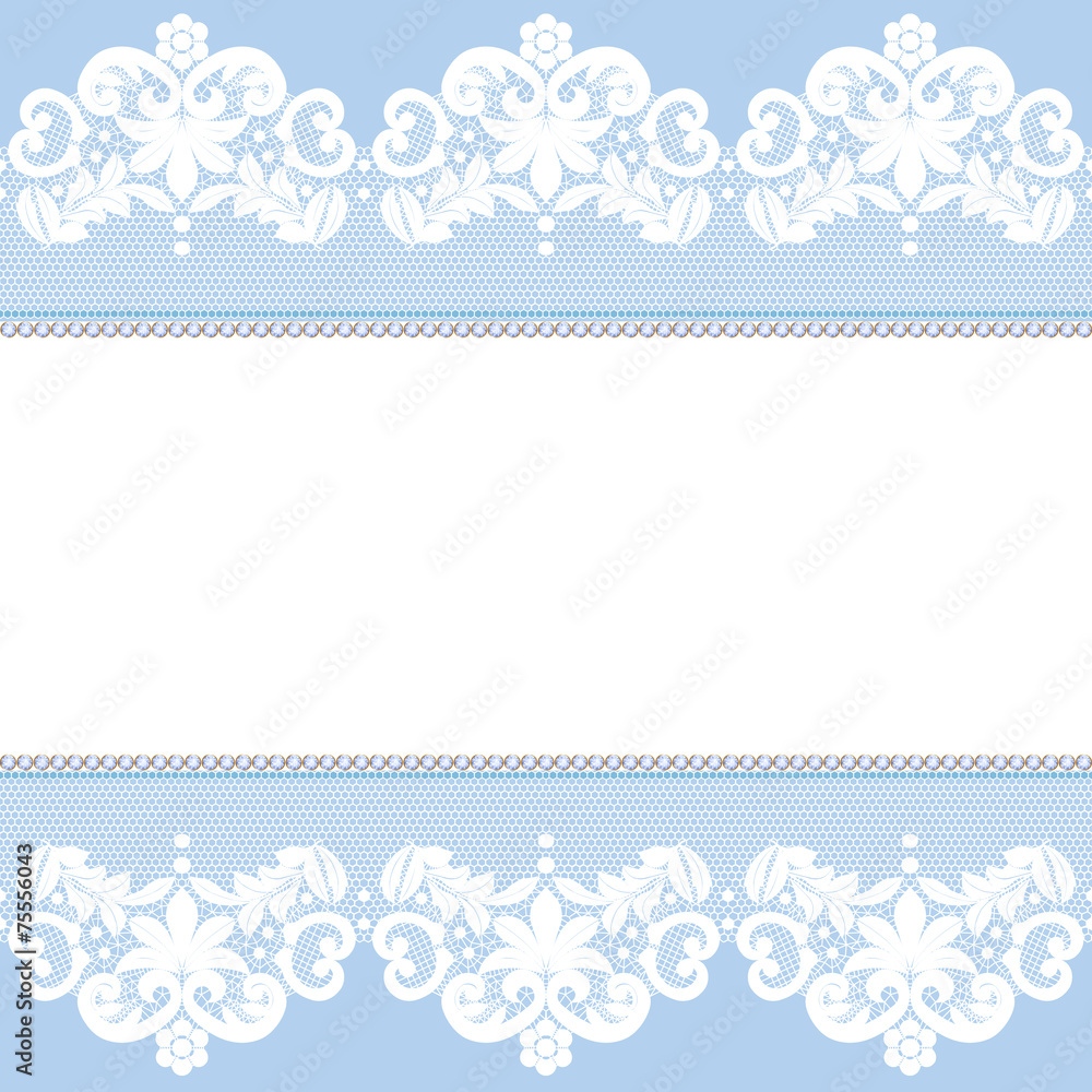 Lace border