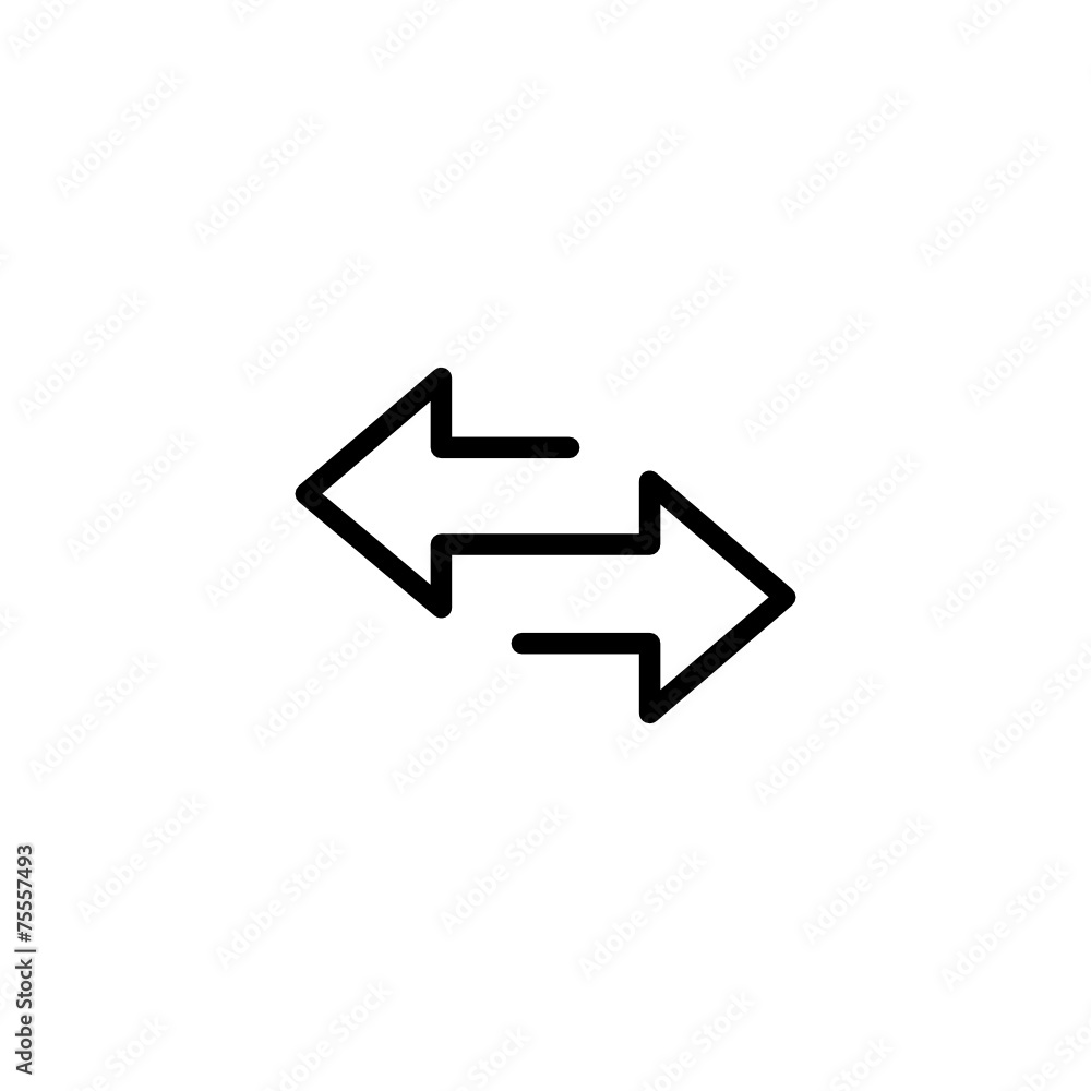 Data Transfer Trendy Thin Line Icon Data Transfer Trendy Thin Line Icon