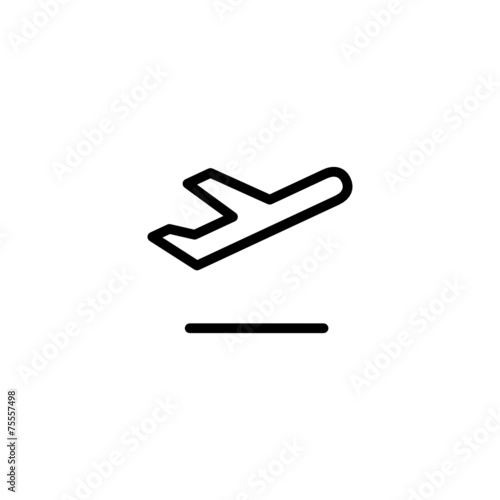 Departures Trendy Thin Line Icon