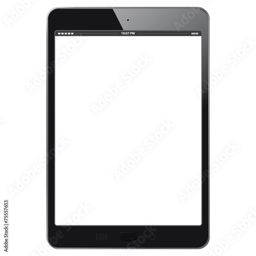 Realistic Digital Tablet - Black