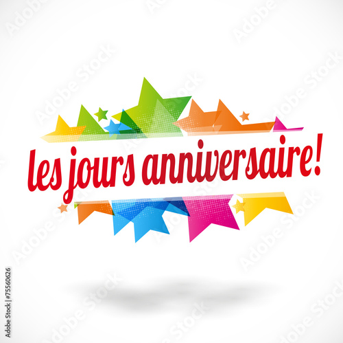 Les jours anniversaire