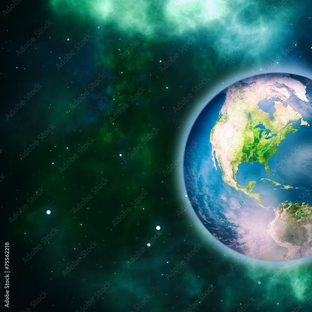 Obraz premium Planeta Ziemia, nauka i środowisko. Imager NASA