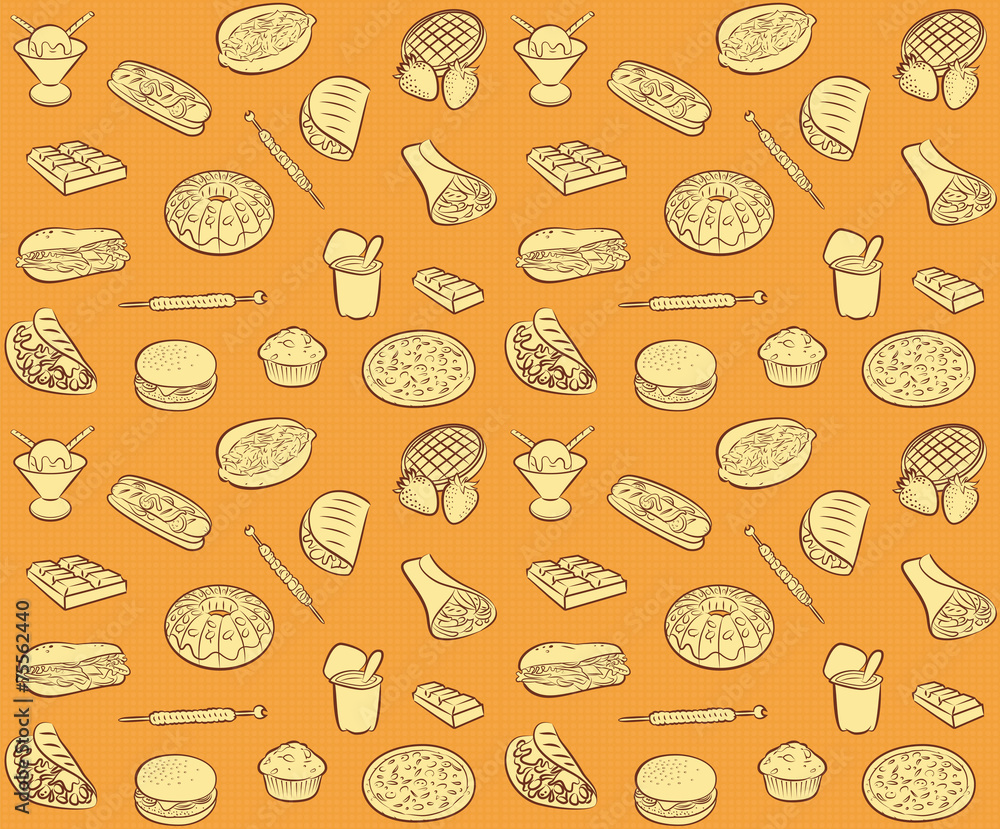 fastfood pattern fastfood pattern