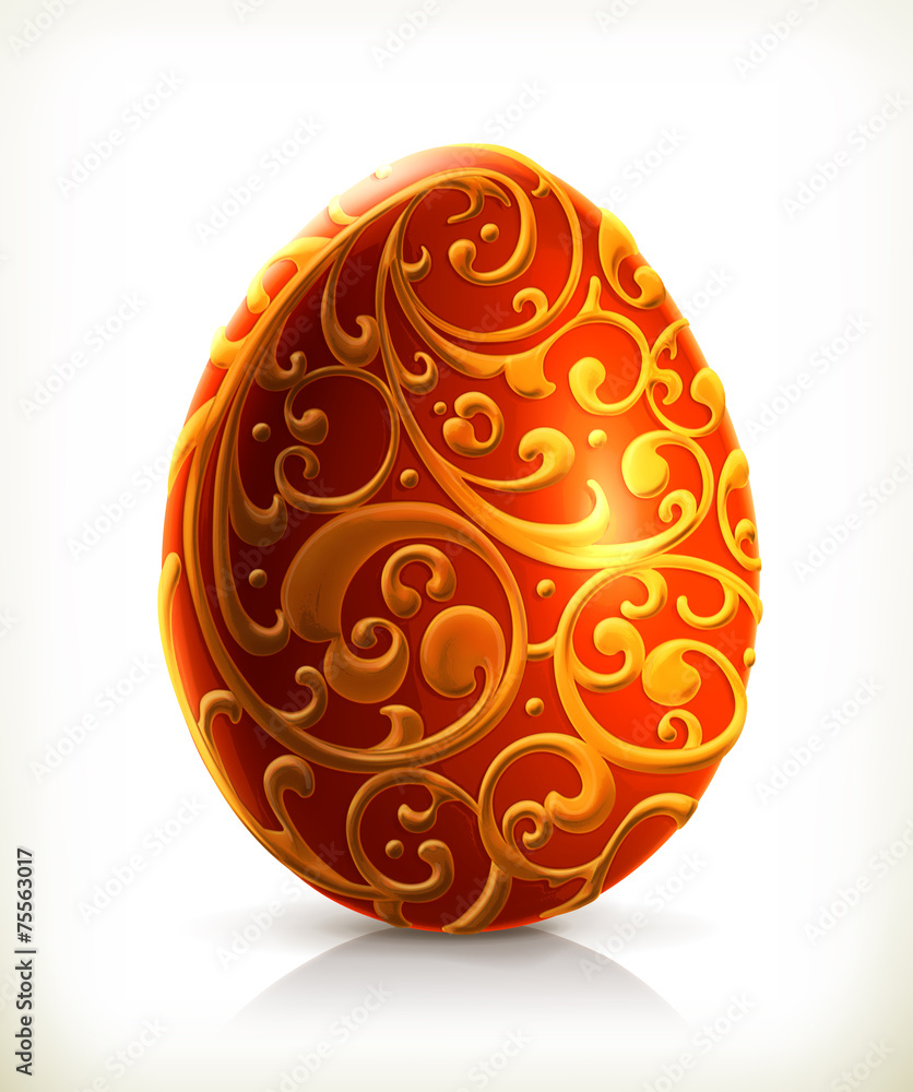 Easter egg, vector icon Easter egg, vector icon
